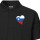 Herren Polo Shirt Slowenien Flagge Herz