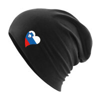 Beanie Slowenien Flagge Herz
