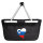 Einkaufskorb faltbar Slowenien Flagge Herz 20 Liter Black