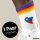 Unisex Socken Slowenien Flagge Herz Baumwolle