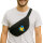Bauchtasche Schweden Flagge Herz 2,5 Liter Black