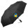 Regenschirm Schweden Flagge Herz 98cm Schwarz