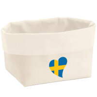 Organizer Schweden Flagge Herz