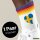 Unisex Socken Schweden Flagge Herz Baumwolle