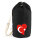 Seesack Türkei Flagge Herz 20 Liter Black