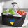Einkaufskorb faltbar Ukraine Flagge Herz 20 Liter Black
