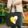 Filz Shopper Vatikanstadt Flagge Herz 22 Liter