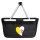 Einkaufskorb faltbar Vatikanstadt Flagge Herz 20 Liter Black