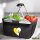 Einkaufskorb faltbar Vatikanstadt Flagge Herz 20 Liter Black