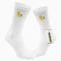 Unisex Socken Vatikanstadt Flagge Herz Baumwolle