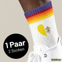 Unisex Socken Vatikanstadt Flagge Herz Baumwolle