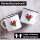Emaille Tasse Wales Flagge Herz 300ml Vintage
