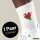 Unisex Socken Wales Flagge Herz Baumwolle