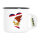 Emaille Tasse Amerikanisch-Samoa Flagge Herz 300ml Vintage