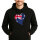 Unisex Hoodie Australien Flagge Herz