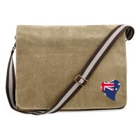 Umhängetasche Australien Flagge Herz 14 Liter