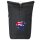 Kurierrucksack Australien Flagge Herz 30-44 Liter Black Melange