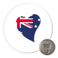 Magnet Australien Flagge Herz 59mm...