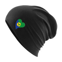 Beanie Weihnachtsinsel Flagge Herz