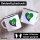 Emaille Tasse Weihnachtsinsel Flagge Herz 300ml Vintage