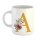 Kaffeetasse Buchstabe A Weiß 330ml