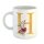 Kaffeetasse Buchstabe H Weiß 330ml