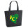 Filz Shopper Kokosinseln Flagge Herz 22 Liter