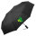 Regenschirm Kokosinseln Flagge Herz 98cm Schwarz