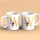 Kaffeetasse Buchstabe W Weiß 330ml
