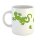 Kaffeetasse Gecko Agame Echse Weiß 330ml