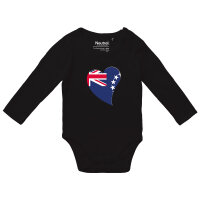 Baby Body Cookinseln Flagge Herz