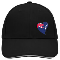 Kappe Cookinseln Flagge Herz