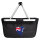 Einkaufskorb faltbar Cookinseln Flagge Herz 20 Liter Black