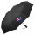 Regenschirm Cookinseln Flagge Herz 98cm Schwarz