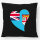 Kissen Fidschi Flagge Herz 40x40cm