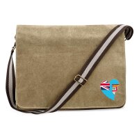 Umhängetasche Fidschi Flagge Herz 14 Liter