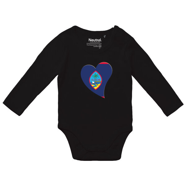 Baby Body Guam Flagge Herz