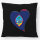 Kissen Guam Flagge Herz 40x40cm