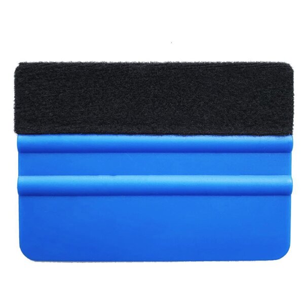 Filzrakel Blau 10x7,5cm 1 Stück