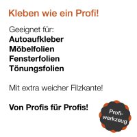 Filzrakel Blau 10x7,5cm 3 Stück