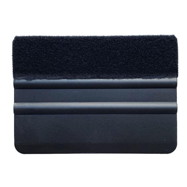 Filzrakel Schwarz 10x7,5cm 1 Stück