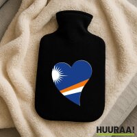 W&auml;rmflasche Marshallinseln Flagge Herz