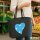 Filz Shopper Mikronesien Flagge Herz 22 Liter