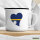 Emaille Tasse Nauru Flagge Herz 300ml Vintage