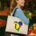 Jutetasche Neukaledonien Flagge Herz 21 Liter Black