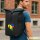 Kurierrucksack Neukaledonien Flagge Herz 30-44 Liter Black Melange
