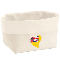 Organizer Niue Flagge Herz