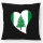 Kissen Norfolk Flagge Herz 40x40cm