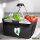 Einkaufskorb faltbar Norfolk Flagge Herz 20 Liter Black
