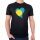 Herren T-Shirt Palau Flagge Herz